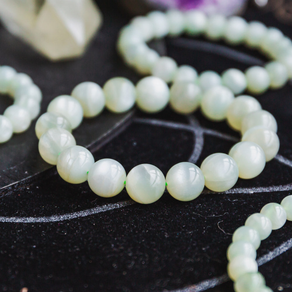 Reikistal Green Moonstone Bracelet