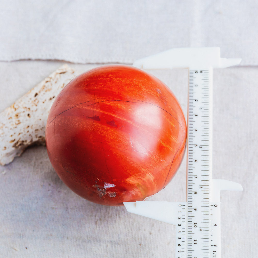 Reikistal Red Jasper Sphere