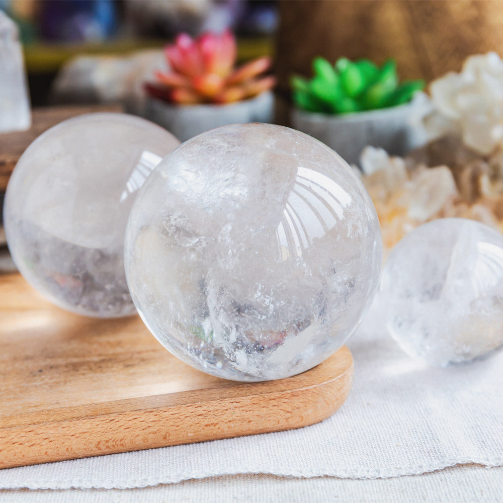 Reikistal Clear Quartz Sphere