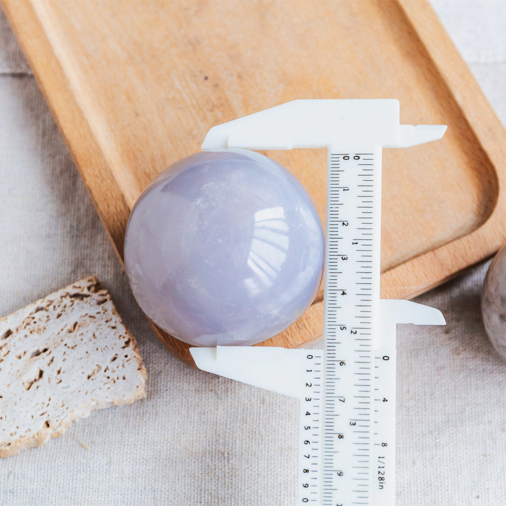 Reikistal Blue Rose Quartz Sphere