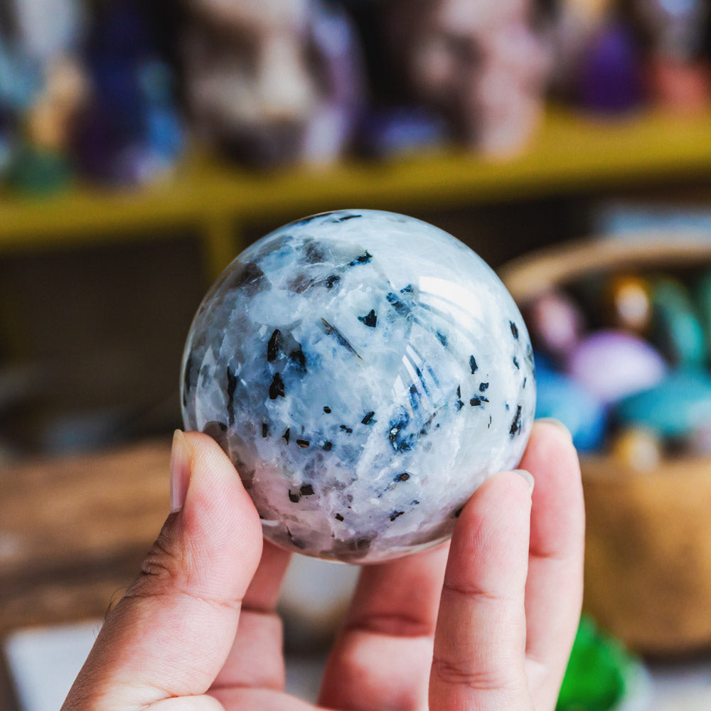 Reikistal Rainbow Moonstone Sphere