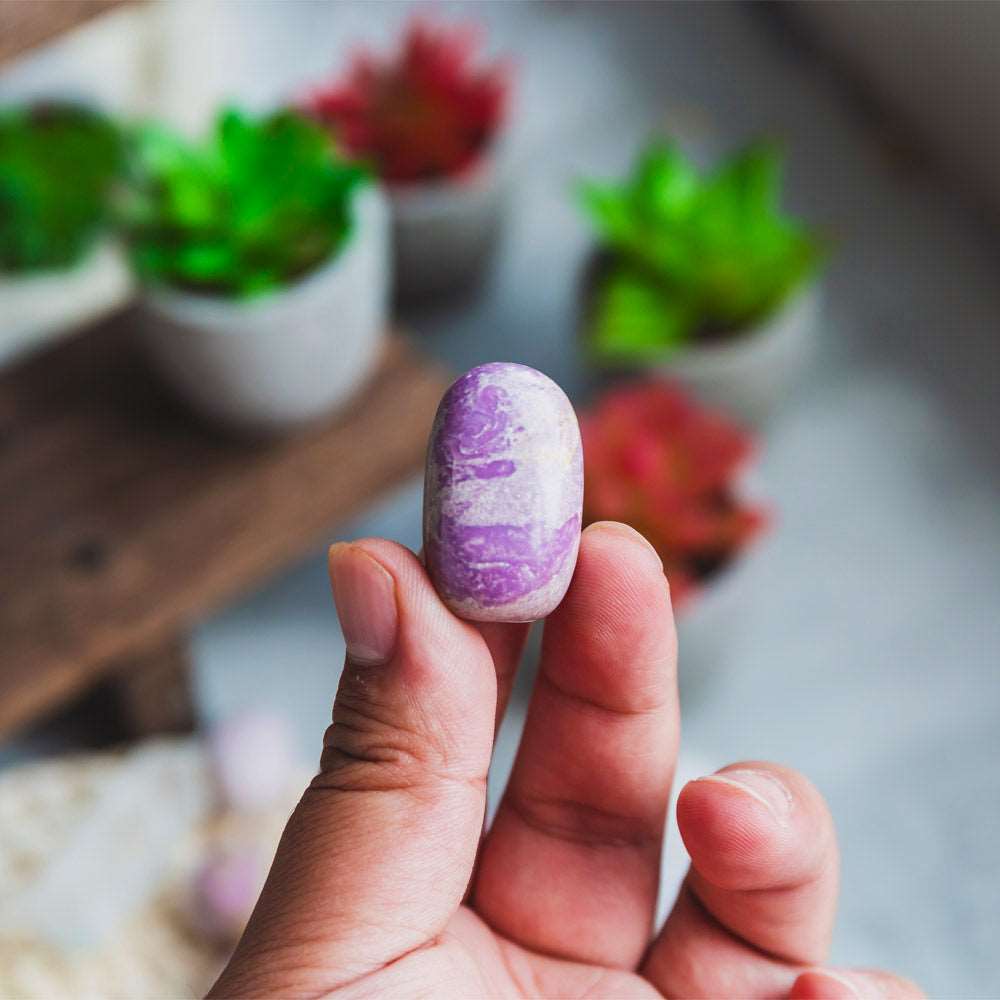 Reikistal Phosphsiderite Stone Tumbled Stone