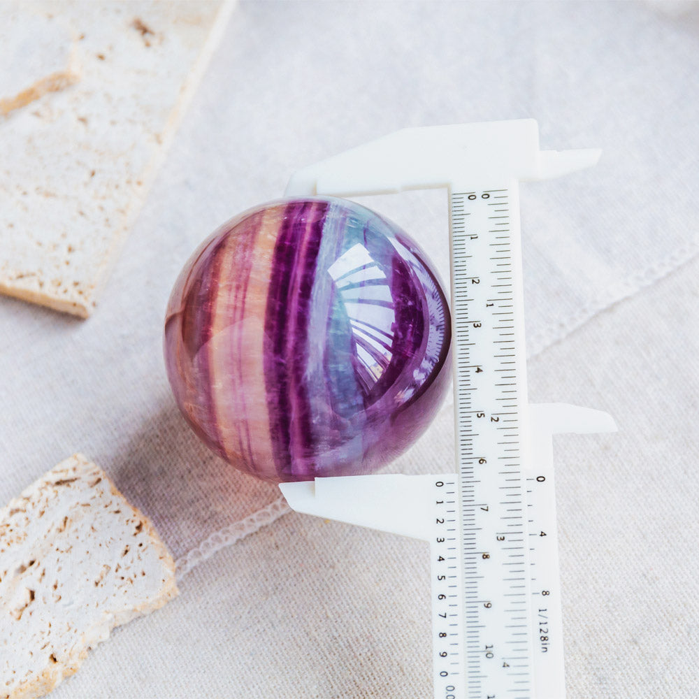Reikistal Purple Fluorite Sphere