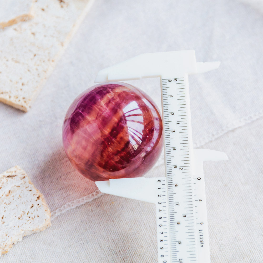 Reikistal Purple Fluorite Sphere