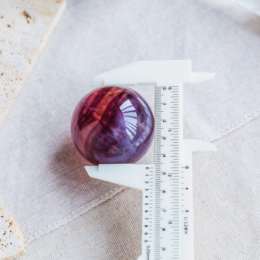 Reikistal Purple Fluorite Sphere