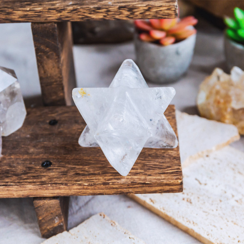 Reikistal Clear Quartz Merkaba