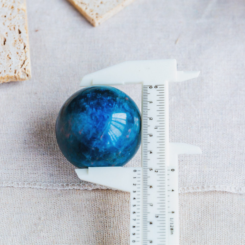 Reikistal Blue Apatite Sphere