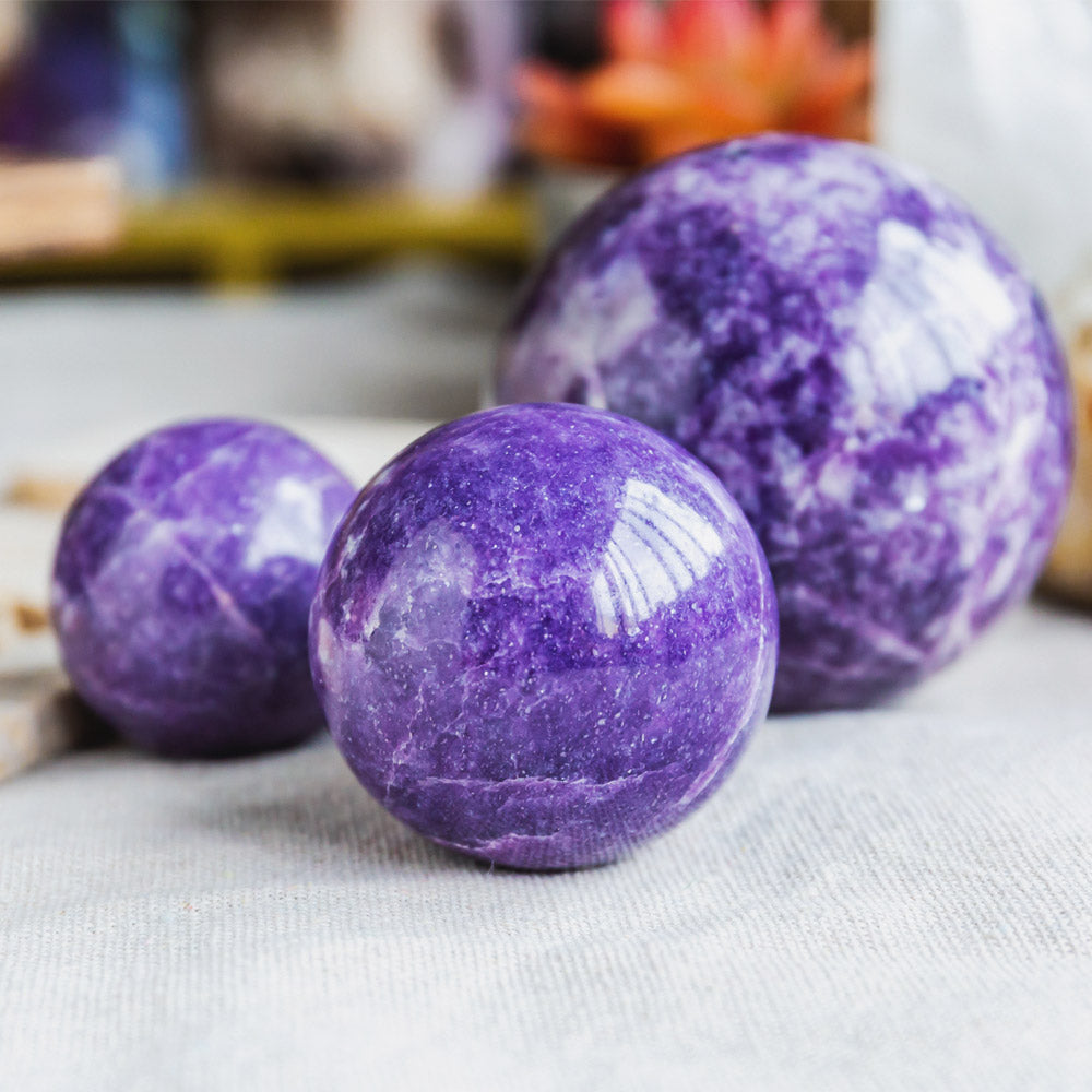 Reikistal Lepidolite Sphere