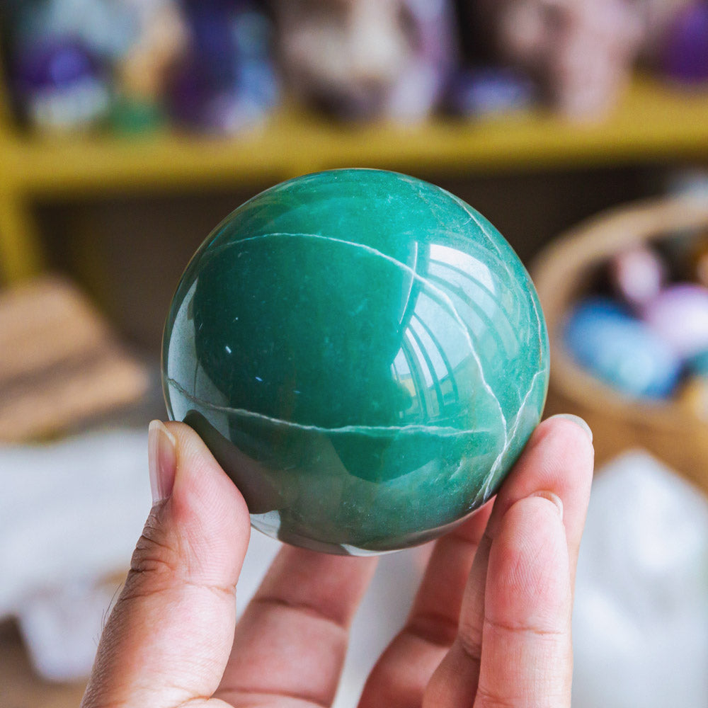 Reikistal Green Aventurine Sphere