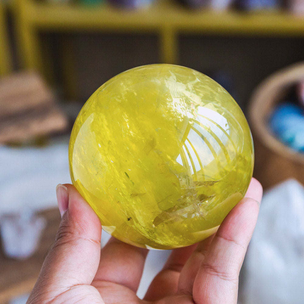 Reikistal Citrine Sphere