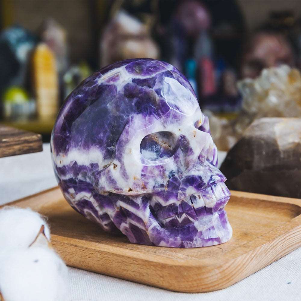 Reikistal 4'' Dream Amethyst Skull