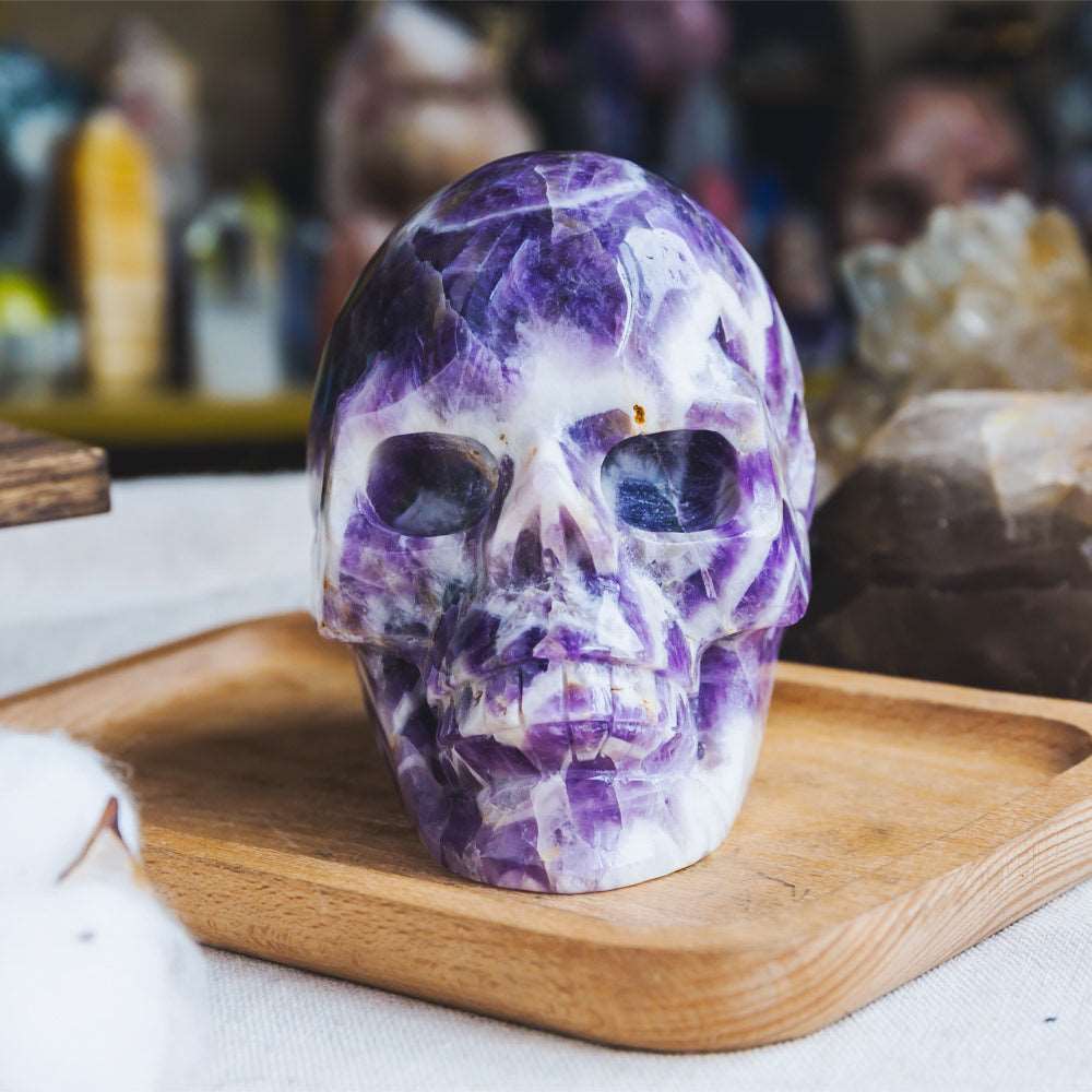 Reikistal 4'' Dream Amethyst Skull