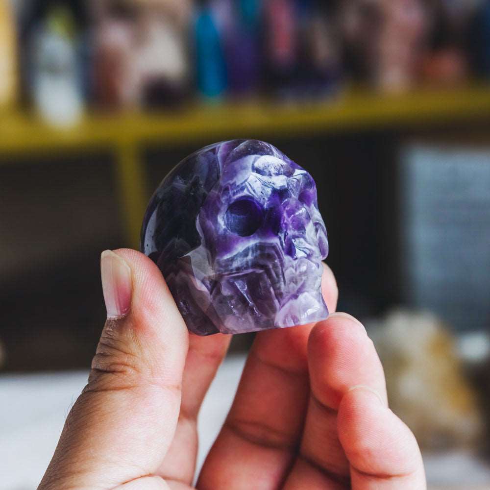 Reikistal 1.5''Dream Amethyst Skull