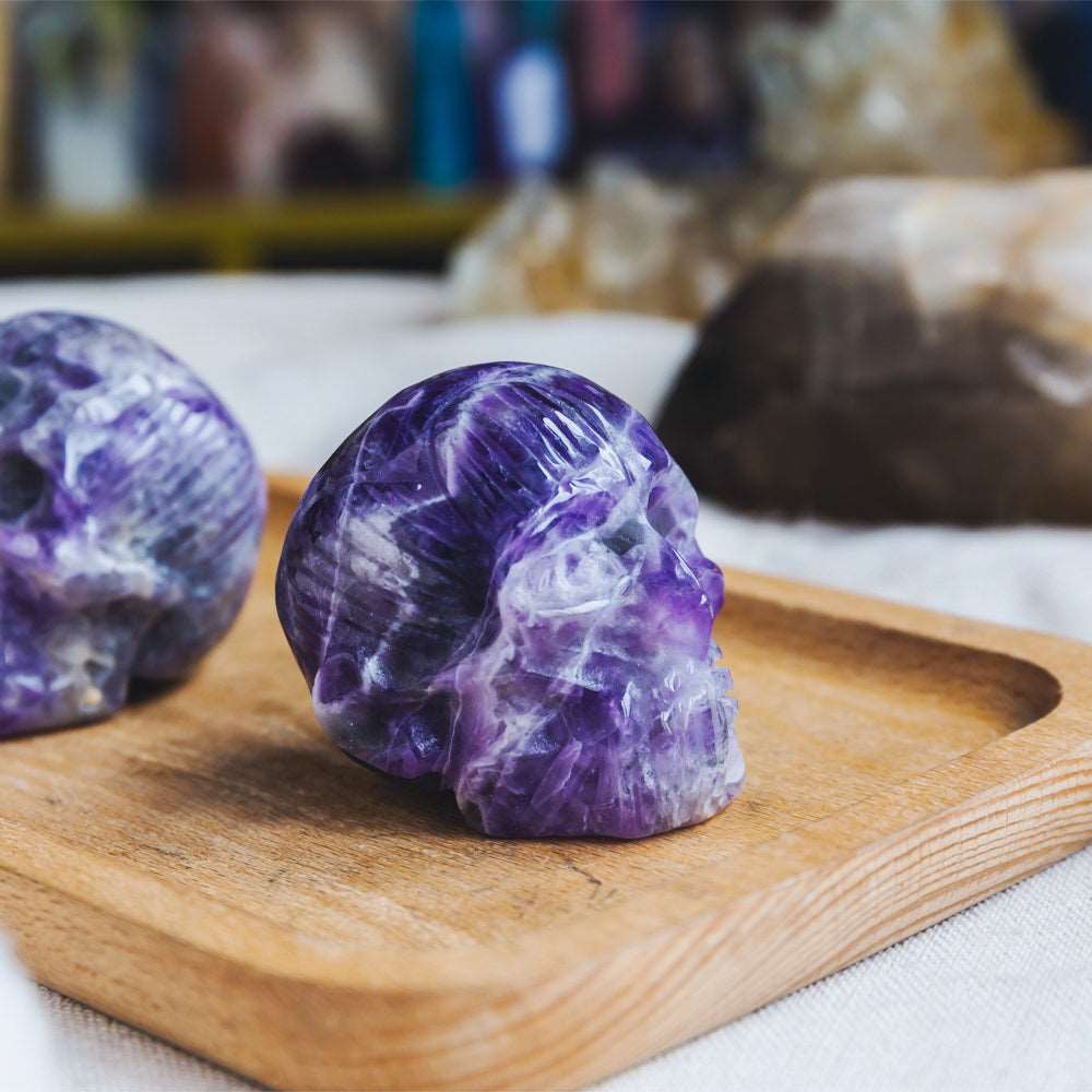 Reikistal 2'' Dream Amethyst Muscle Skull