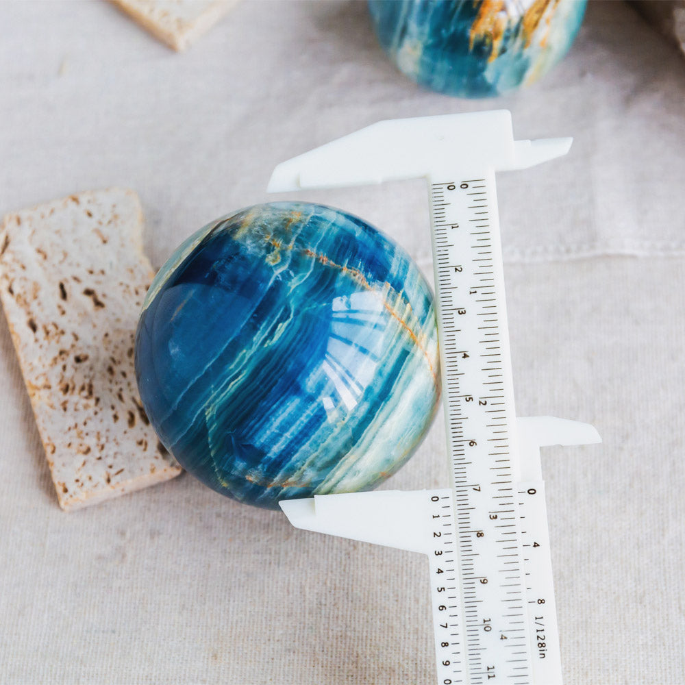 Reikistal Blue Onyx Sphere