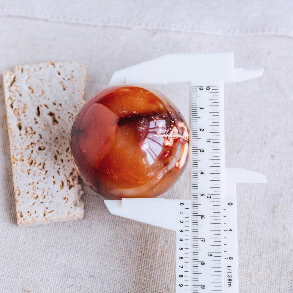 Reikistal Carnelian Sphere