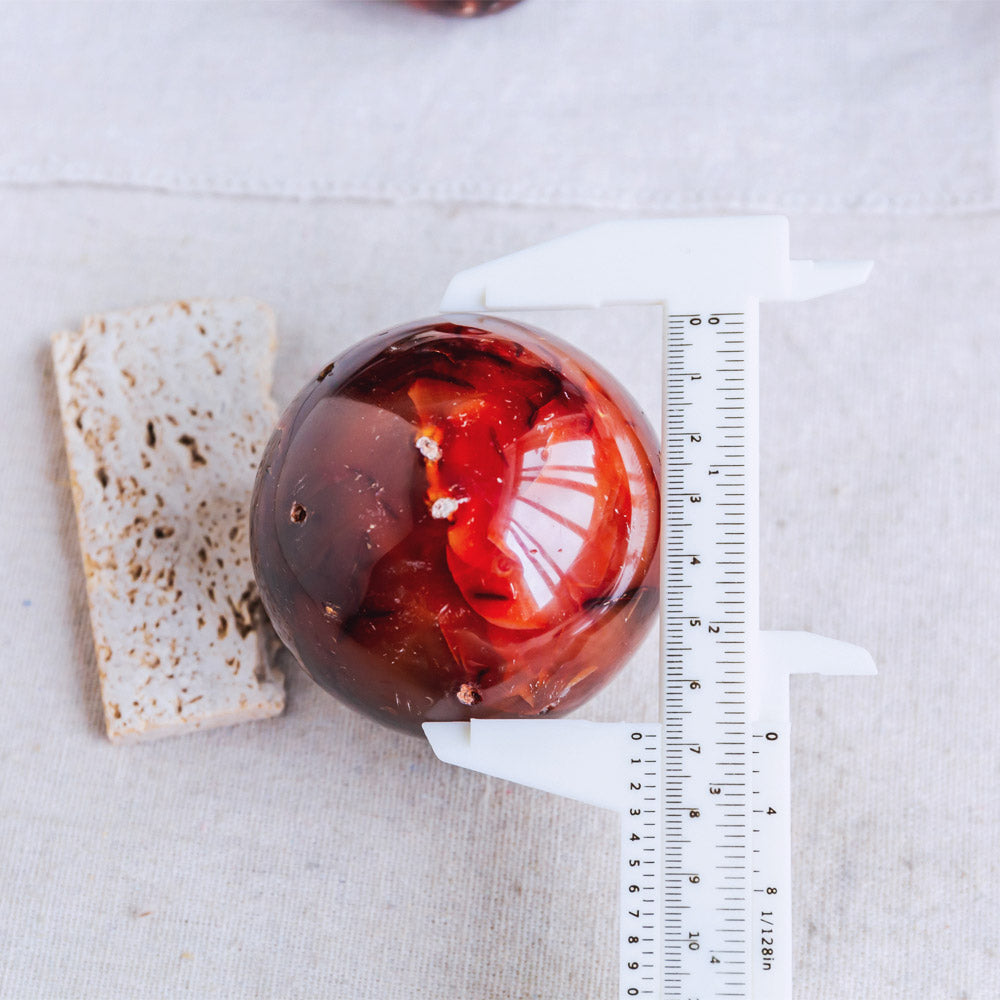 Reikistal Carnelian Sphere