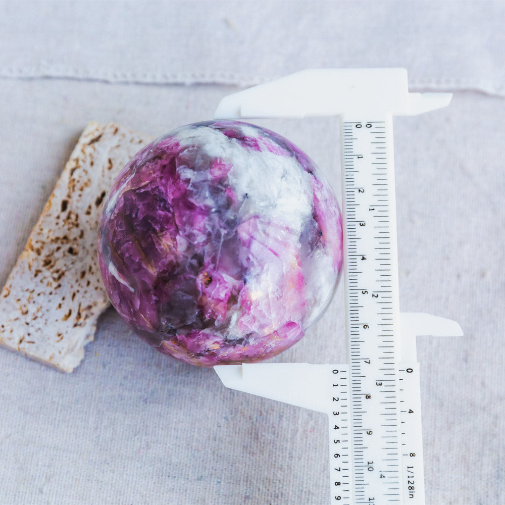Reikistal Pink Tourmaline Sphere