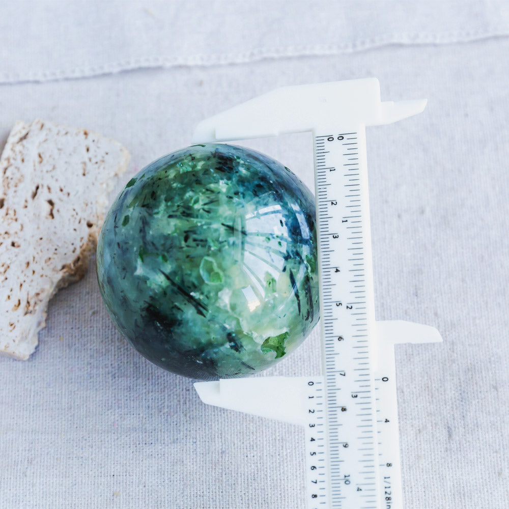 Reikistal Prehnite Sphere