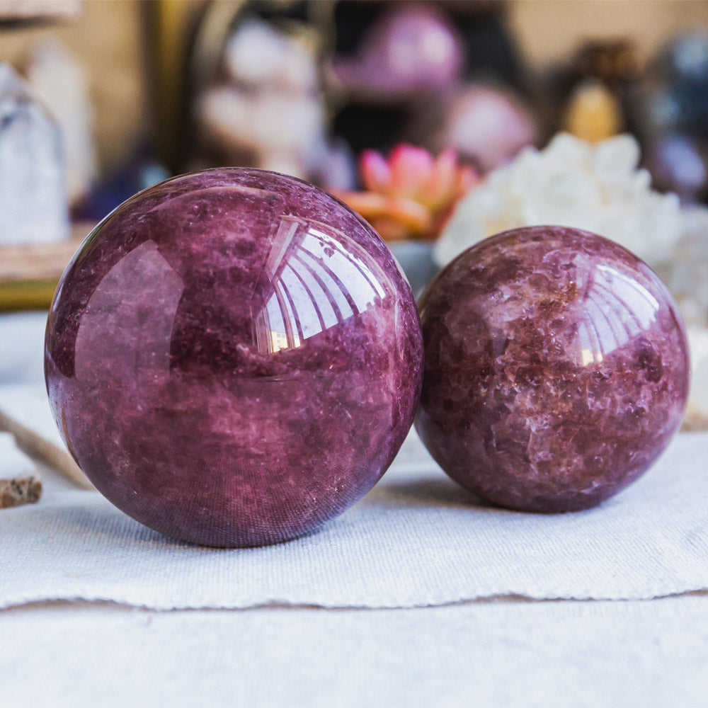 Reikistal Red Strawberrry Quartz Sphere