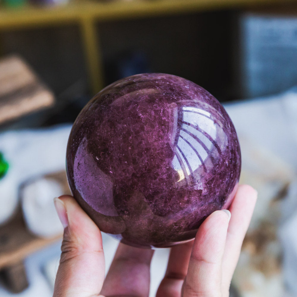 Reikistal Red Strawberrry Quartz Sphere