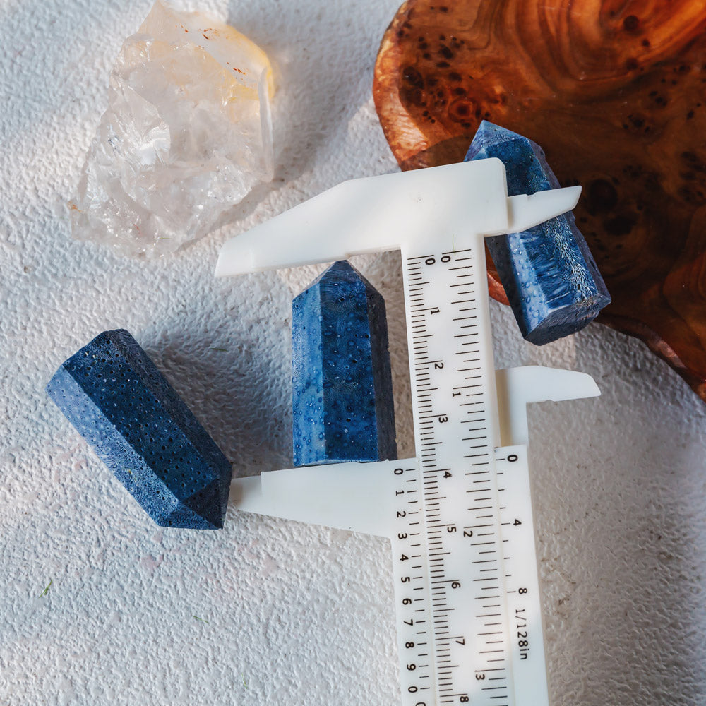 Reikistal 2" Blue Coral Point