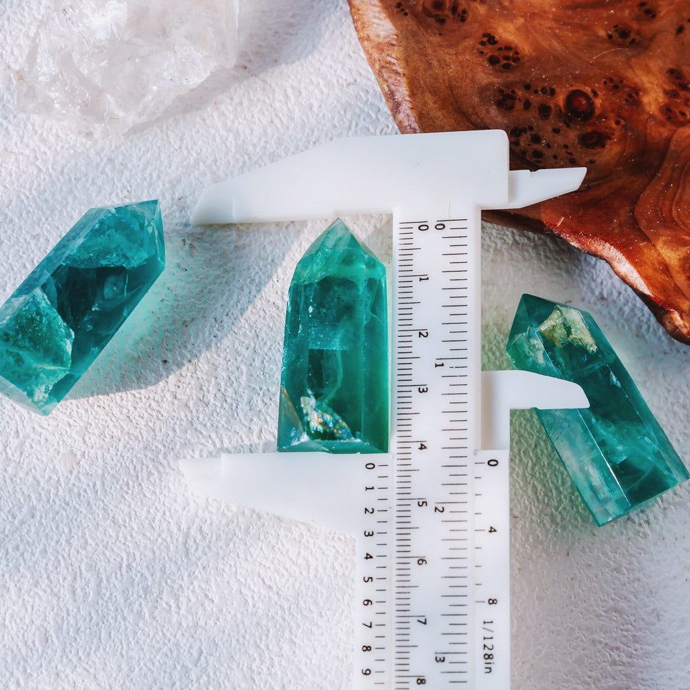 Reikistal 2" Green Fluorite Point