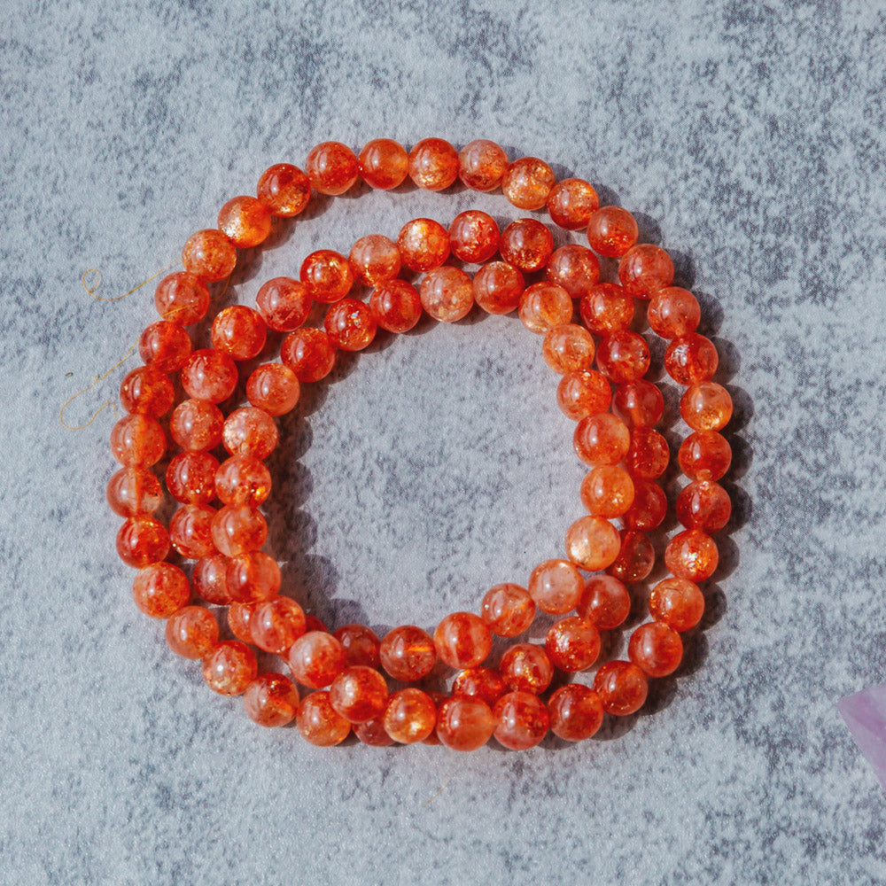 Reikistal Golden Sunstone Bead