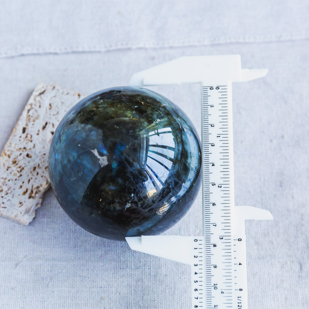 Reikistal Labradorite Sphere