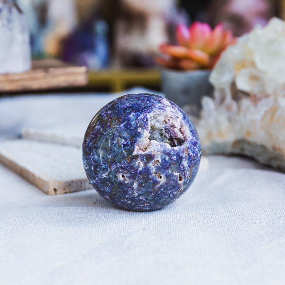 Reikistal Purple Sphalerite Sphere