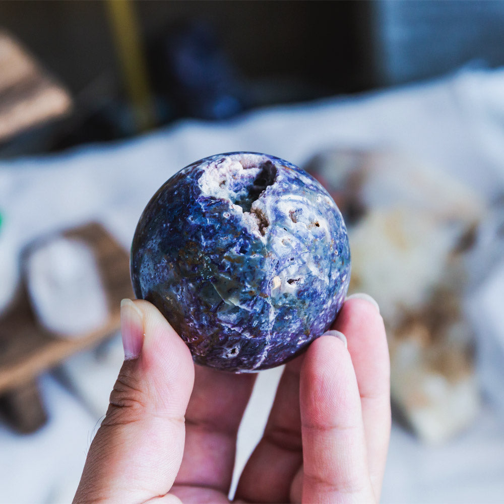 Reikistal Purple Sphalerite Sphere