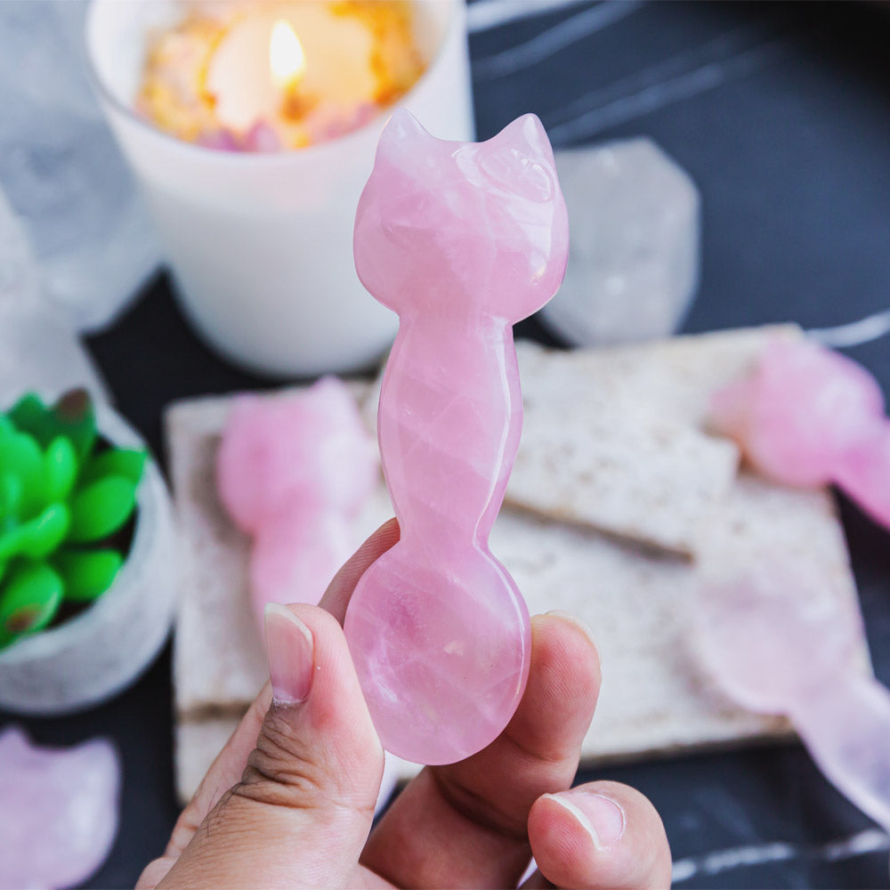 Reikistal Rose Quartz Spoon