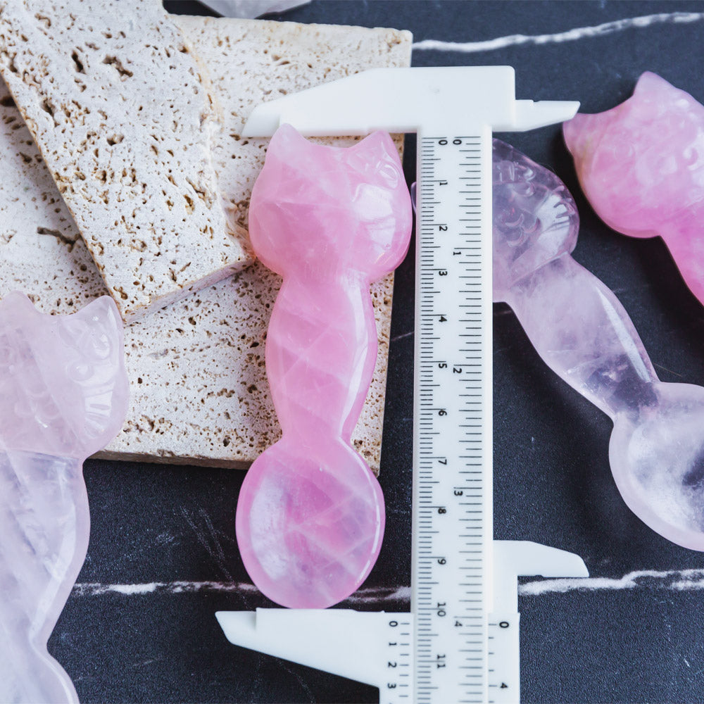 Reikistal Rose Quartz Spoon