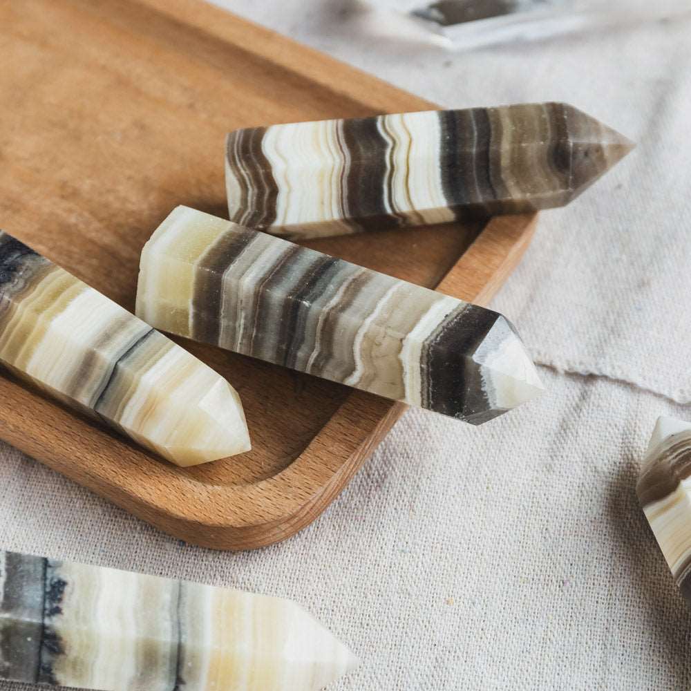 Reikistal Zebra Calcite Point