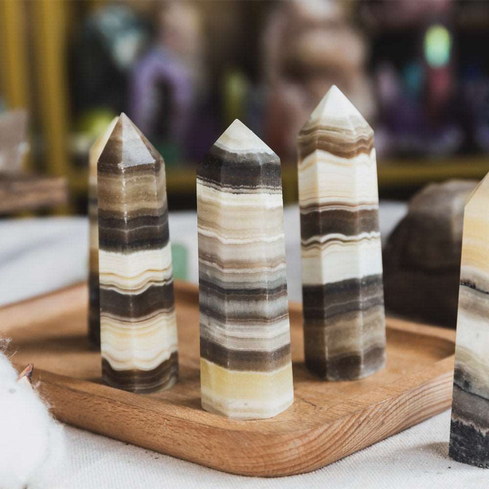 Reikistal Zebra Calcite Point
