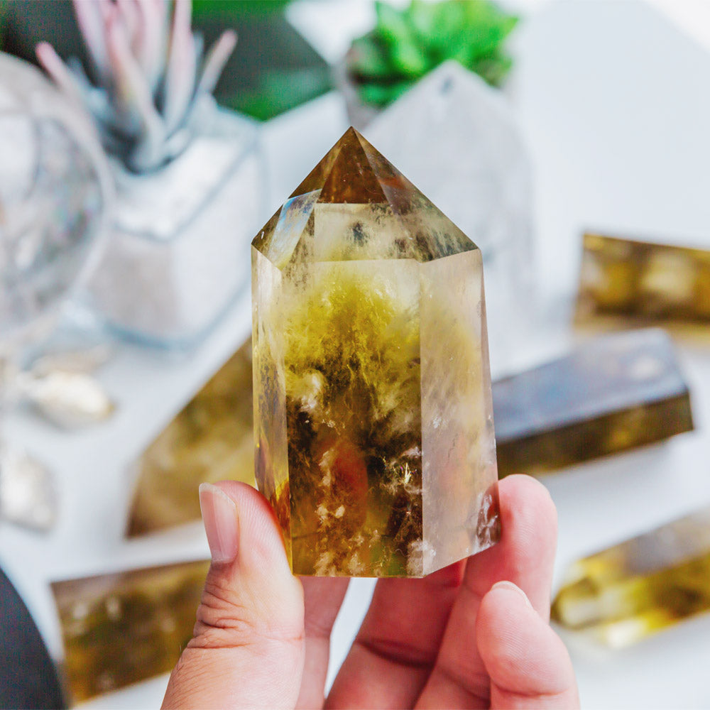 Reikistal Smoky Citrine Point