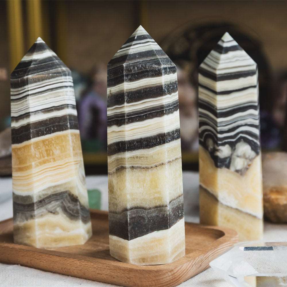 Reikistal  Zebra Calcite Tower