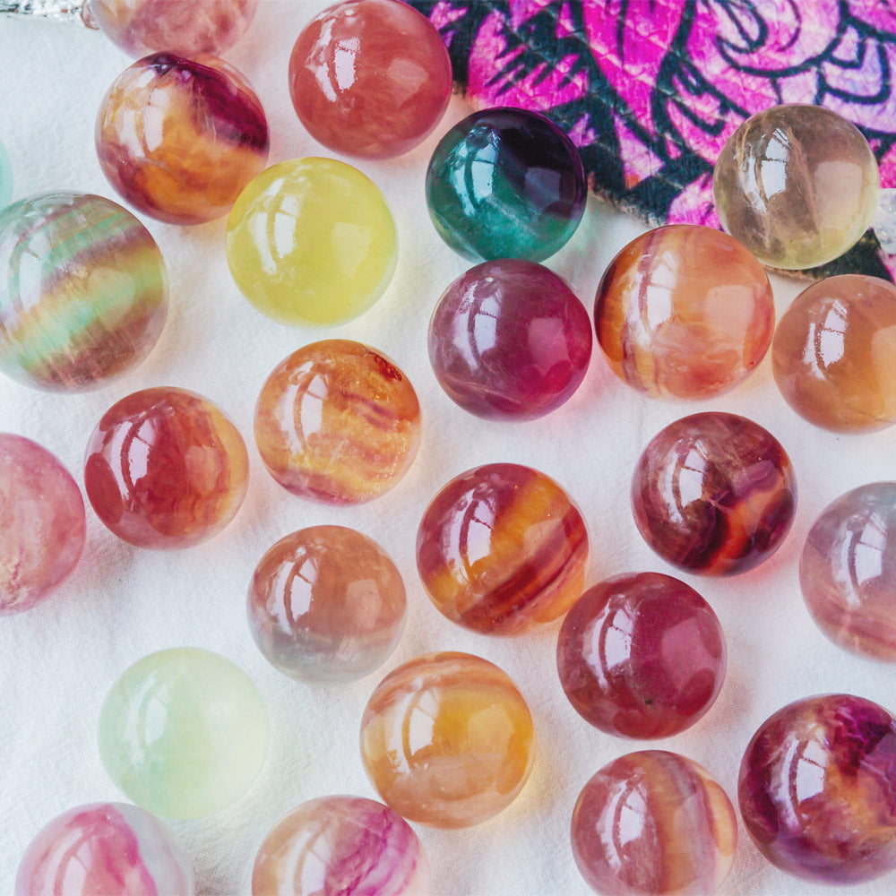 Reikistal Jelly Drops Fluorite Ball
