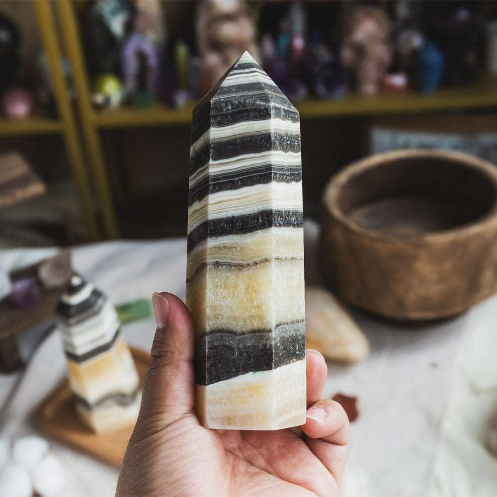 Reikistal Zebra Calcite Tower