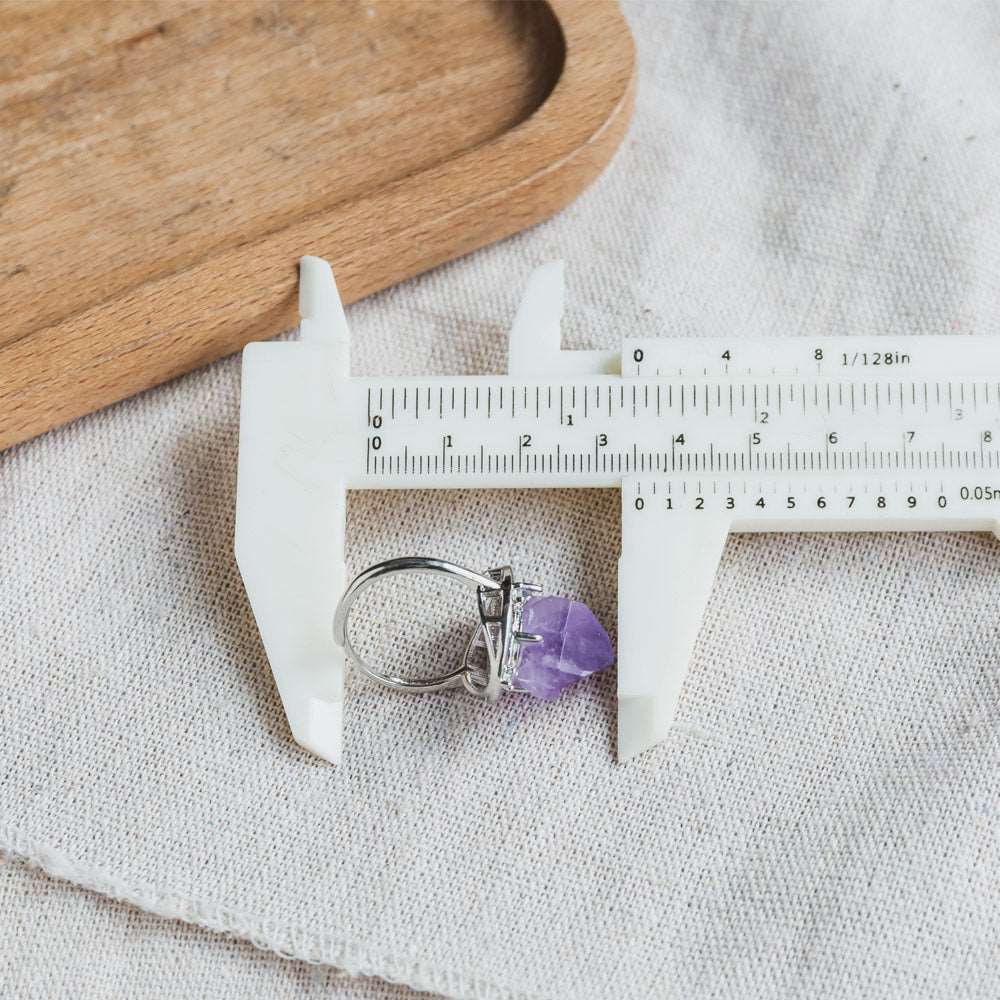 Reikistal Amethyst Ring