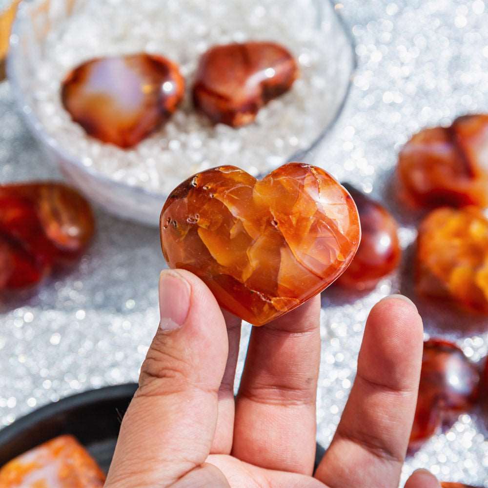 Reikistal Carnelian Heart