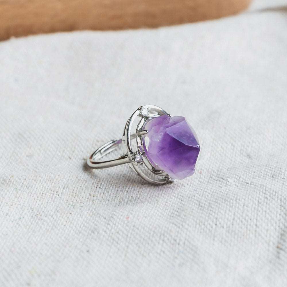 Reikistal Amethyst Ring