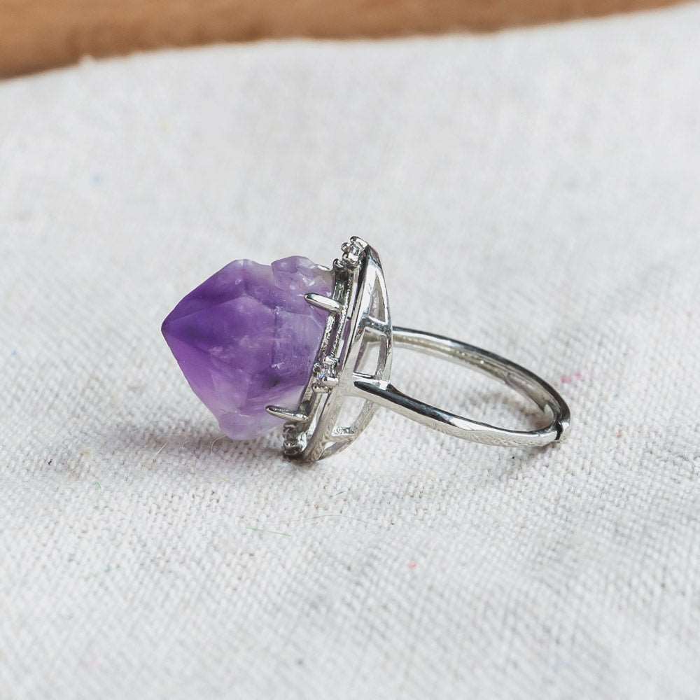 Reikistal Amethyst Ring