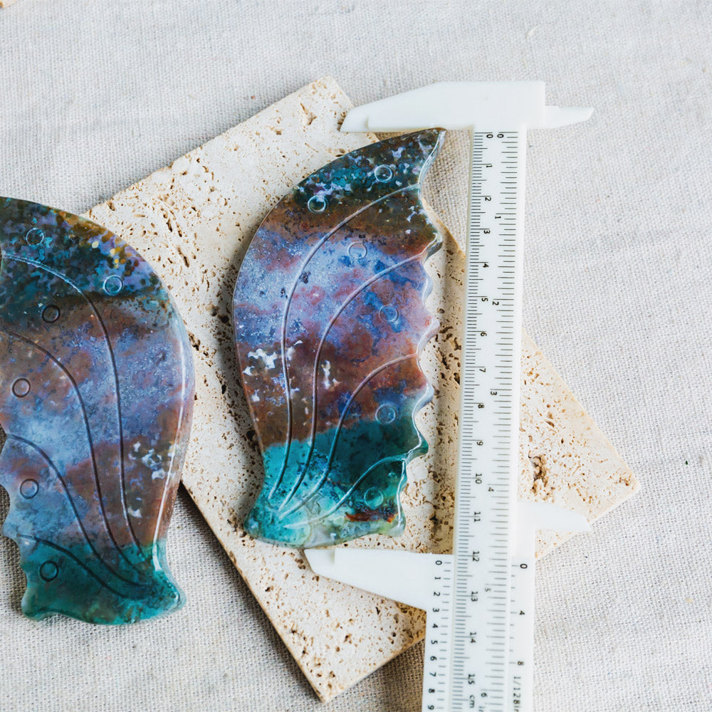 Reikistal Ocean Jasper Butterfly Wings