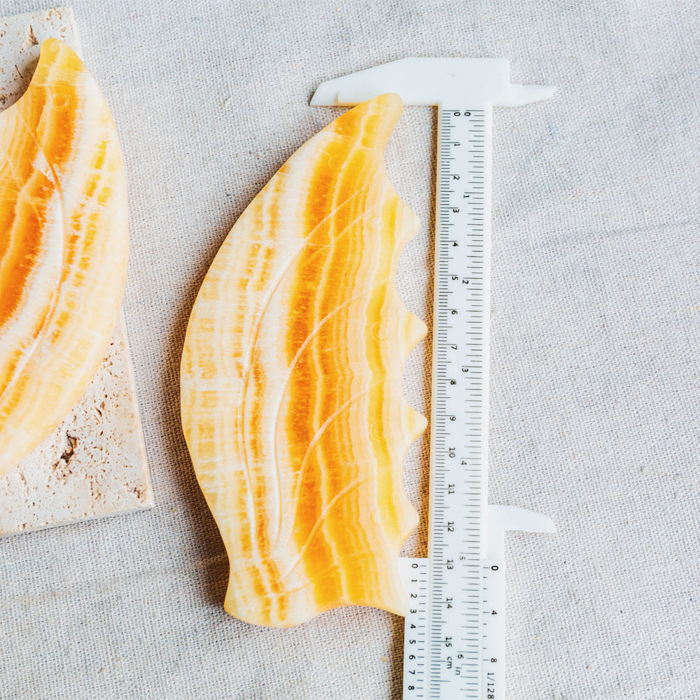 Reikistal Banding Orange Calcite Butterfly Wings