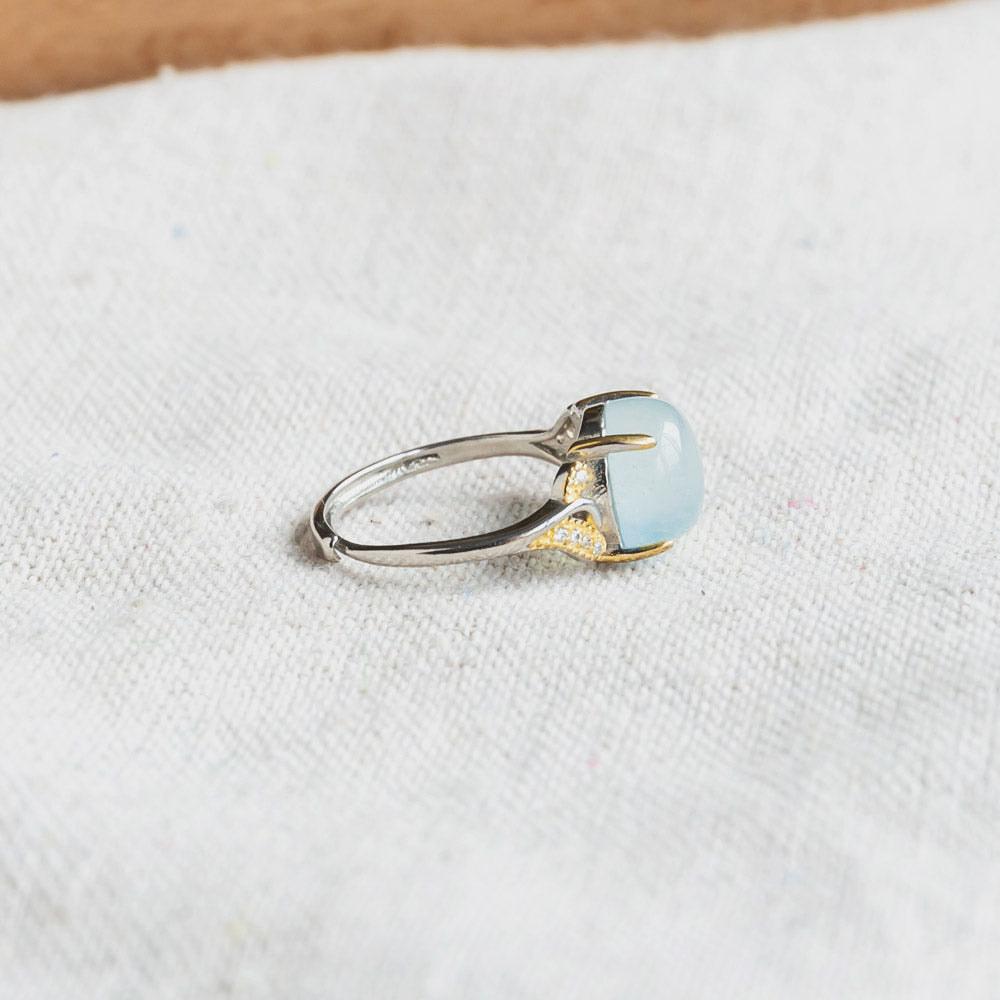 Reikistal Aquamarine Ring