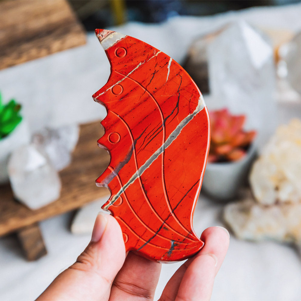 Reikistal Red Jasper Butterfly Wings