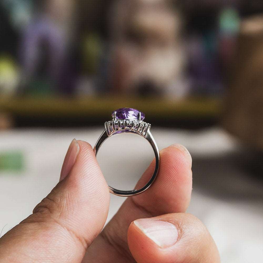 Reikistal Amethyst Ring