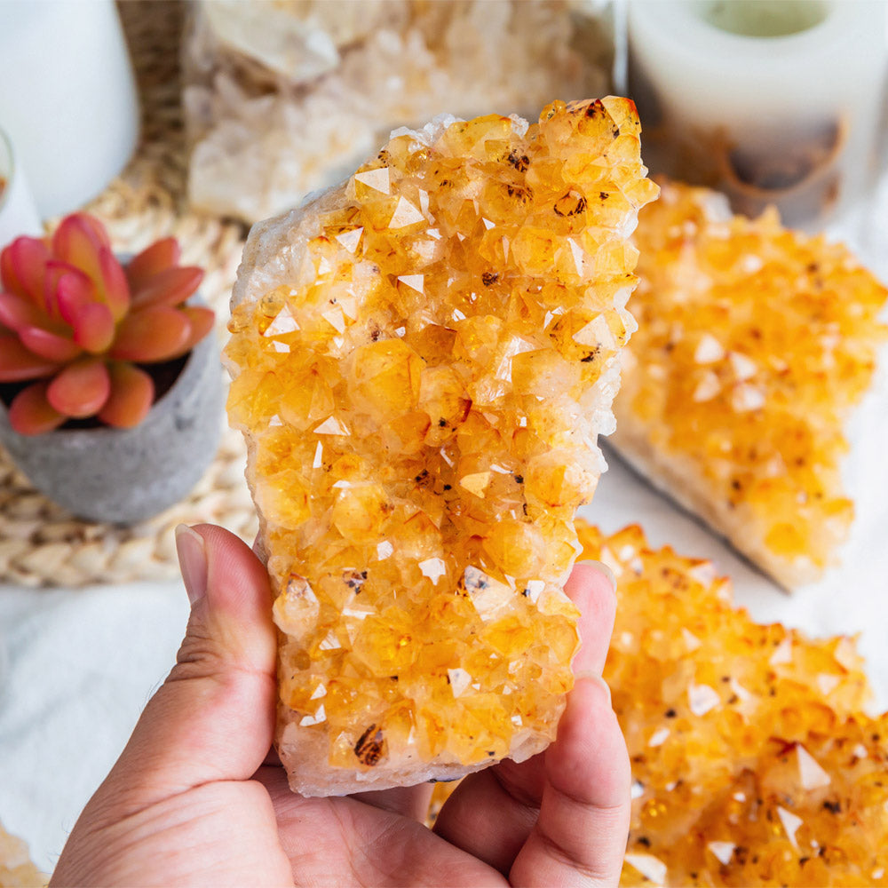 Reikistal Citrine Cluster