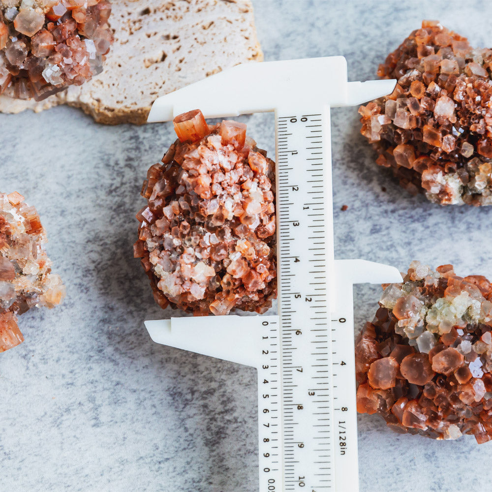 Reikistal Orange Aragonite Cluster